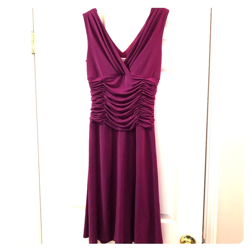 Fuschia Fit & Flare from Dress Barn